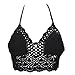 Lisli Women's Sexy Cami Sleeveless Crop Tops Camisole Bikini Tops Vest (Black)