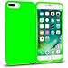 JNSupplier Neon Green Soft Silicone Rubber Case Flexible Skin Jelly Cover for iPhone 7 + 8 Plus