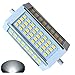 R7S LED J118 118mm Dimmable Bulb 30W Day Light 6000k AC120V 3000LM Double Ended J LED Floodlight for R7S 200W 300w 400w Halogen Replacement (6000k Daylight)