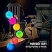 Wind Chime Outdoor Color-Changing Waterproof Mobile Romantic Led Solar Powered Crystal Ball Wind Chimes Lights for Home, Indoor, Yard, Patio, Night Garden, Party, Festival Decor