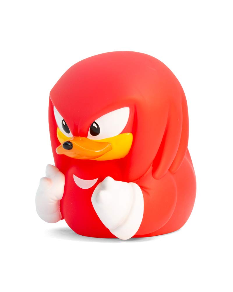 TUBBZ Sonic the Hedgehog Knuckles Collectible Rubber Duck Figurine – Official Sonic the Hedgehog Merchandise – Unique Limited Edition Collectors Vinyl Gift
