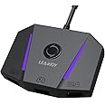 leadjoy VX2 Aimbox Game Controller Adapter Keyboard Mouse Converter for Nintendo Switch, PS4, PS5, Xbox One, Xbox Series X/S, Keyboard Mouse Converter with 3.5mm Jack Port
