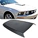 Universal Fitment Fit ABS Air Flow Hood Vent Scoop Bonnet Cover V4 Style length 27