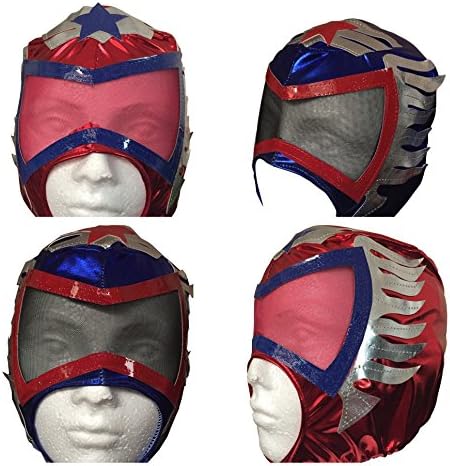 Madison Imports Cosplay Super Hero Style - Blue and Red - Pack Of 2.Kids Costume Mask by