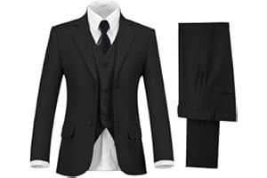TIEFONY Boys' Formal Suit Set Wedding Boy Ring Bearer Suit Teen Toddler Boy Dress Suit Outfit