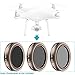Neewer 3 Pieces Lens Filter Kit for DJI Phantom 4 Pro, Multi-coated, High Definition Glass and Aluminum Alloy Frame Includes: ND4/PL, ND8/PL and ND16/PL (Gold)