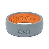 Groove Life Solid Storm Grey/Orange Ring