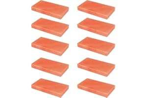 SALT N SOUL Himalayan Salt Tiles 8x4x0.75 Pack of 10 | Himalayan Salt Block for Sauna | Salt Brick for Spa, Home Decor.