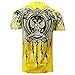 Cross Wing Men's Yellow All Over Graphic Tee XL Yellow