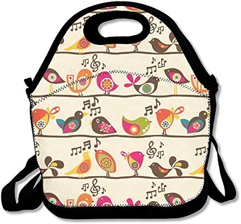 JIN HUA XU Lunch Box Singing Bird Lunch Bag Insulation Picnic Bag For Women Men Child