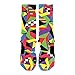 HoopSwagg What The Custom Elite Socks Large Multi