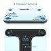 Hippih Digital Body Weight Bathroom Scale with Step-On Technology 400 Pounds, Tempered Glass, Digital Weight Scale Backlit LCD Display D-016