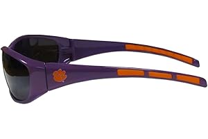 Siskiyou Sports NCAA Clemson Tigers Wrap Sunglasses, Purple