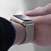Leefrei Stainless Steel Mesh Band Milanese Loop Replacement Strap Compatible with Apple Watch Series 4 (44mm) Series 3 2 1 (42mm) - Gold