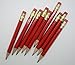 Half Pencils with Eraser - Golf, Classroom, Events, School, Pew, Short, Mini, Small, Non Toxic - Hexagon, Sharpened, #2 Pencil (Color - Red, Box of 48) Golf Pocket Pencils ™