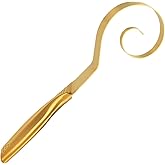 Snailhouse Danish Dough Whisk, Stainless Steel Bread Dough Mixer Wisk Wisking Tool for Sourdough, Cookies, Pizza, Pastry, Gold