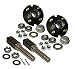 Rigid Hitch Pair of 4-Bolt on 4 Inch Hub Assembly (AKSQ-200044) Includes (2) Square Shaft 1 Inch Straight Spindles & Bearings primary