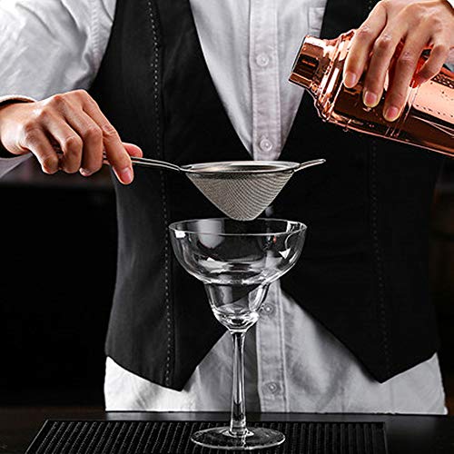 Feinmaschiges Sieb für Bars, Edelstahl, konisches Sieb für Cocktails, Getränke, Barsieb, Bar-Werkzeug, 8,9 cm (1 Packung… – Bild 7