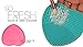 BMC 2pc Heart Shaped Silicone Multi Texture Surface Make Up Brush Cleaning Tool Set