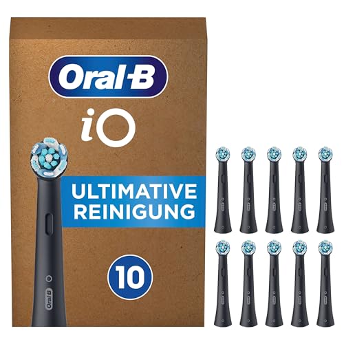 Oral-B iO Ultimative Reinigung Aufsteckbürsten für elektrische Zahnbürste, 10 Stück, ultimative Zahnreinigung, Zahnbürstenaufsatz für Oral-B Zahnbürst