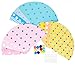 Birthday Party Cone Hats with Pom Poms,12 Pack
