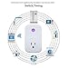 WiFi Smart Plug, Wireless Socket Outlet Switch Timer, Works with Amazon Alexa Google Assistant IFTTT with Smartphone APP, Turn on/off Switch, LED Indicator for Home Appliances