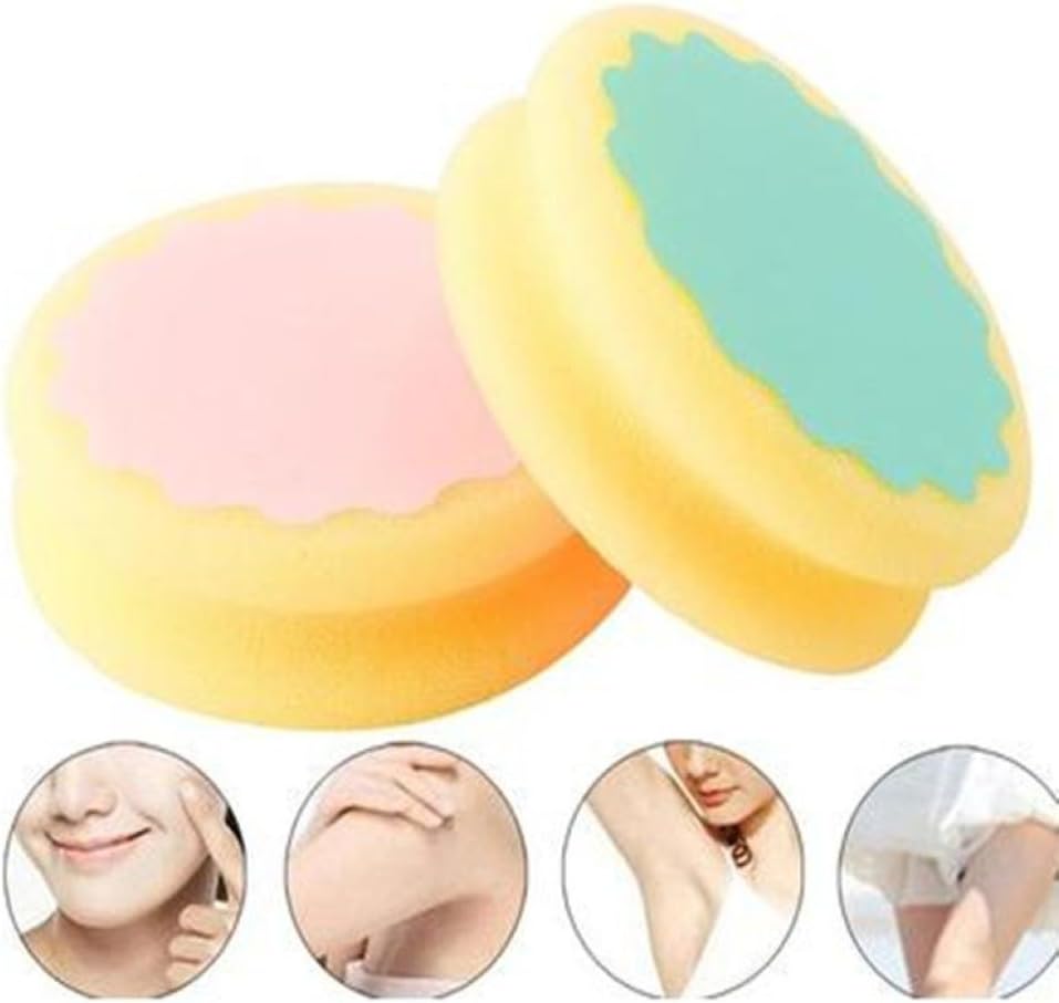Body Scrub Sponge Remove the Oil Exfoliation Improved Skin Texture Round-shaped Deep Cleansing Plant Fiber 100% Biodegradable by KaloryWee
