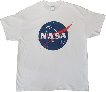 Nasa Official Logo T Shirt Color White Xxxxx Large Amazon Com