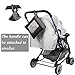UTOTEBAG 2pcs Wet Dry Bag for Baby Cloth Diapers Wet Bag with Adjustable Handle & 2 Zip Pockets (Reusable, Water-resistant, Washable)