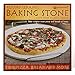 Pizzacraft 16” Ceramic Pizza Stone with Handles - Baking Stone for Crispy Crust & Even Cooking - Ideal for Homemade Pizza, Bread, Pastries, Reheating Goods - Beginner or Professional Baking (Round)