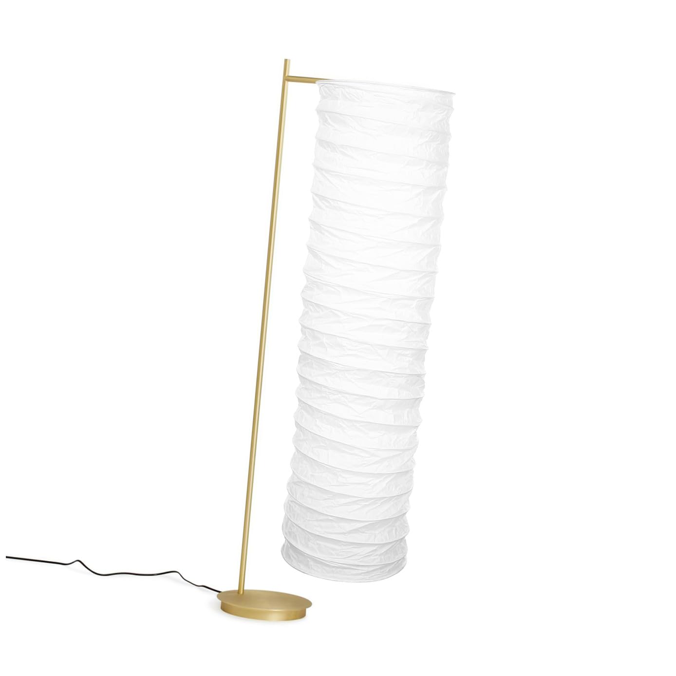 Uonlytech Japanese Decor Paper Floor Lamp Shade, Simple Paper Lampshade Classic Floor Light Bulb Cage Light Cover Light Accessories for Home Bedroom Floor Light, White Nordic Decor