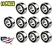 Jeremywell 10 PCS 6204-2RS Ball Bearing Dual Sided Rubber Sealed