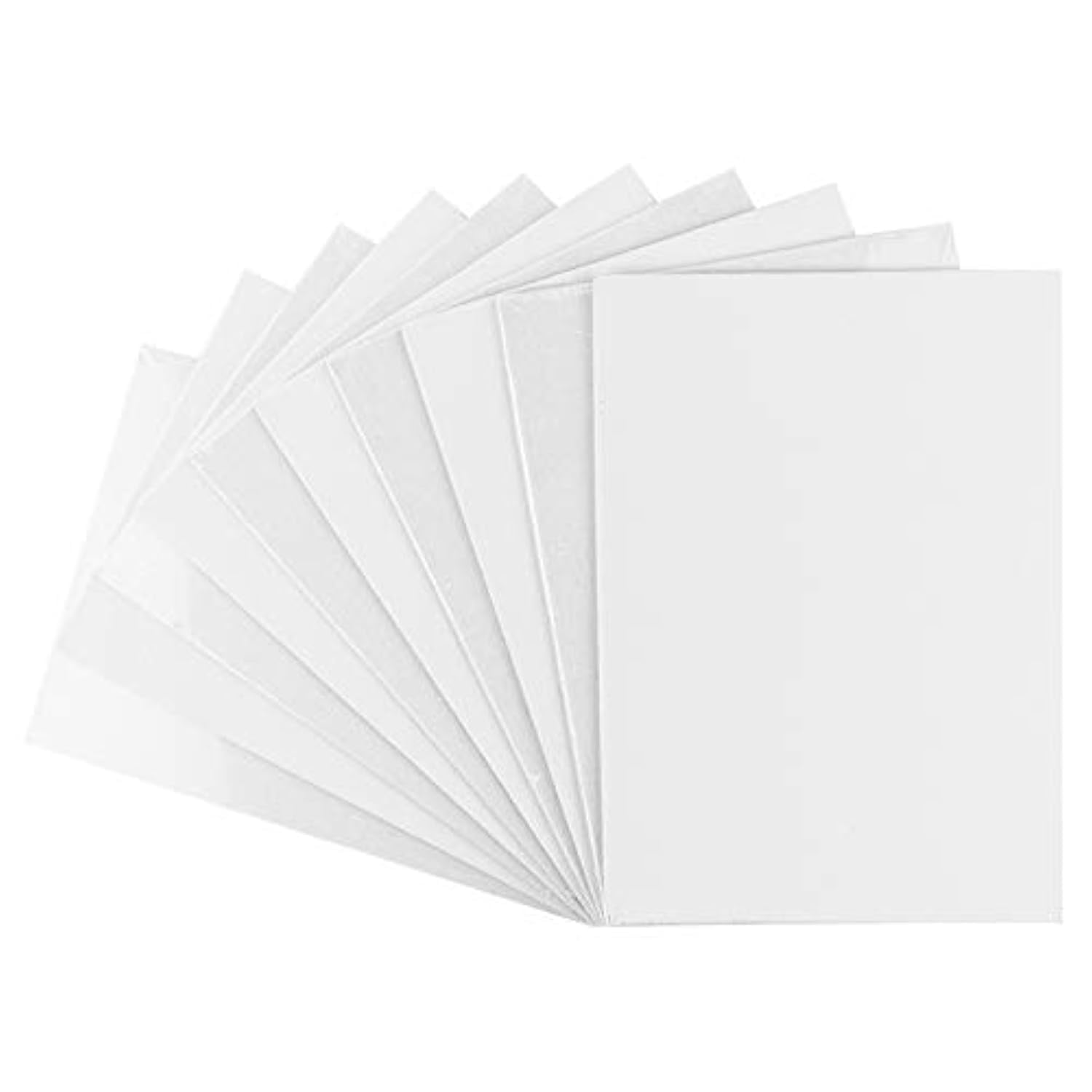 Ideen mit Herz Academy Quality Painting Cardboard, Primed Canvas Cardboard (DIN A5, Pack of 10)