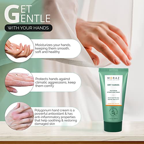 Moraz Herbal Hand Cream For Dry Cracked Hands with Polygonum Extract