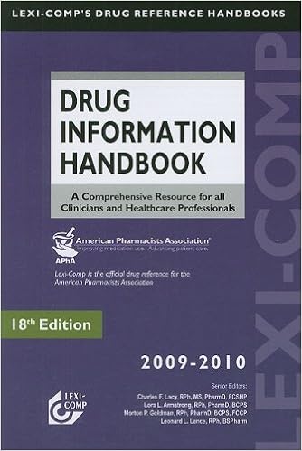 Lexi Comp S Drug Information Handbook 2009 2010 Lexi Comp S Drug Reference Handbooks 9781591952541 Medicine Health Science Books Amazon Com