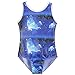 BAOHULU Leotard for Toddler Girls Gymnastics Shiny Athletic Dance Clothes Active Wear B136_Blue_12A