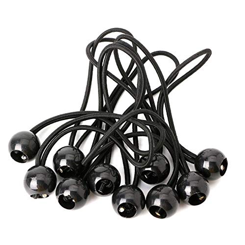 Yoogeer 10Pcs Flag Pole Clip Attach Windsocks Ball Bungee Cord Ties Rope Flags To Poles