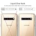 VVUP for Samsung Galaxy S10 5G Case Clear Slim Tempered Glass Transparent Back Shockproof Rugged Hybrid Case Cover 6.7