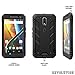 Poetic Revolution Series Rugged Hybrid Case with Built-in Screen Protector for Motorola Moto G4 - Black