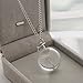 Dolland Handmade Real Dandelion Seed Wish Necklace Dried Pressed Flower Floating Charms Pendant Necklace