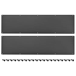 uxcell 2pcs Door Kick Plate, 8 x 30 Inches Aluminum
