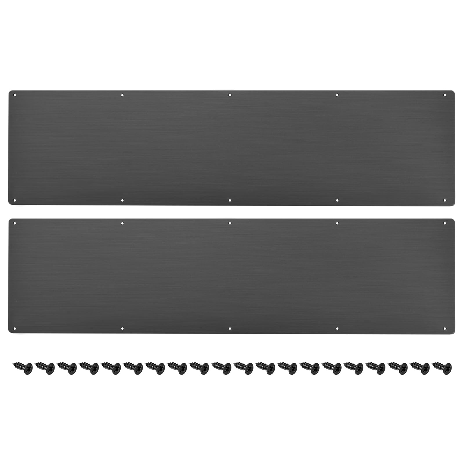 uxcell 2pcs Door Kick Plate, 8 x 30 Inches Aluminum