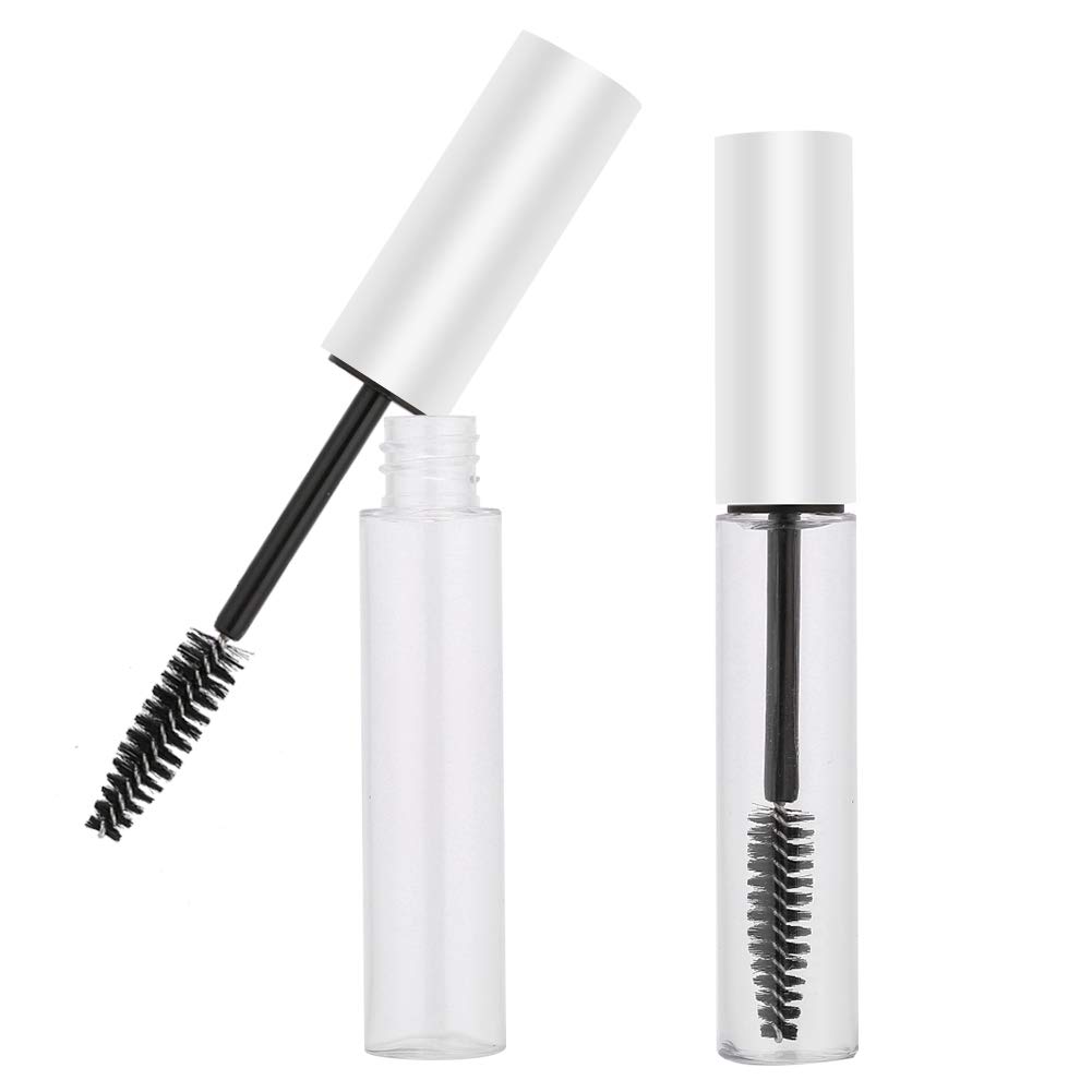 Mascara Bottle, 5 Colors 1ml Empty Mascara Tube with Eyelash Wand, Empty Mascara Container Bottle, Refillable Reusable Portable Mascara Brush for Home and Travel(#5)