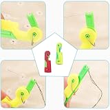 CCLKHY 2 Pieces Needle Threader, Plastic Hand Sewing Tool, Random Color view 4