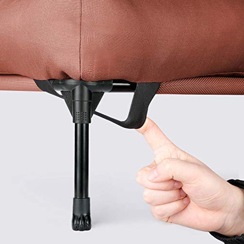 Veehoo Bolster Elevated Dog Bed Cooling Raised Pet Bed Chew Proof