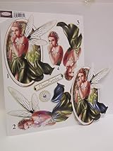 Debbi Moore Designs Decoupage Paper Fairies 8 Sheets JLH074 view 2