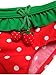 KMFEEL Strawberry Cartoon 3 Piece Baby Girl Bikini Swimwear