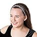 Hipsy Cute Fashion Adjustable No Slip Hairband Headbands for Women Girls & Teens (Aqua Flower Vine 5pk)