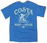 Costa Del Mar Baja Short Sleeve T-Shirt, Royal Blue, Large