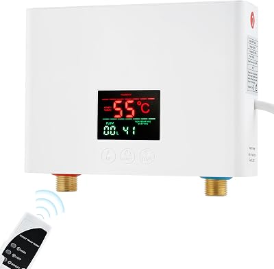 YUCHENGTECH 3000W Mini Instant Water Heater Tankless Electric 220V Remote